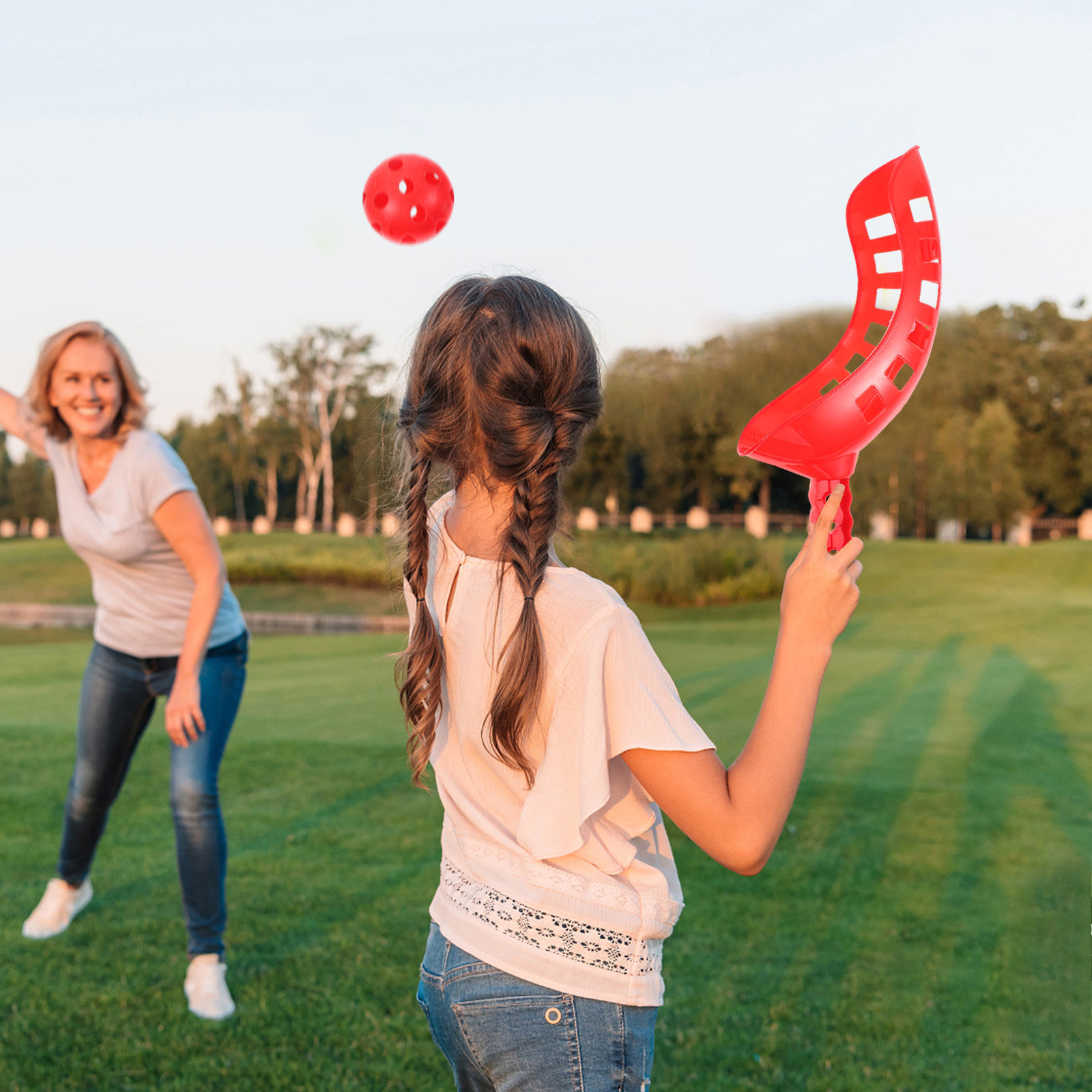 Kids Outdoor Activities - Zestaw do łapania piłek z łopatkami,