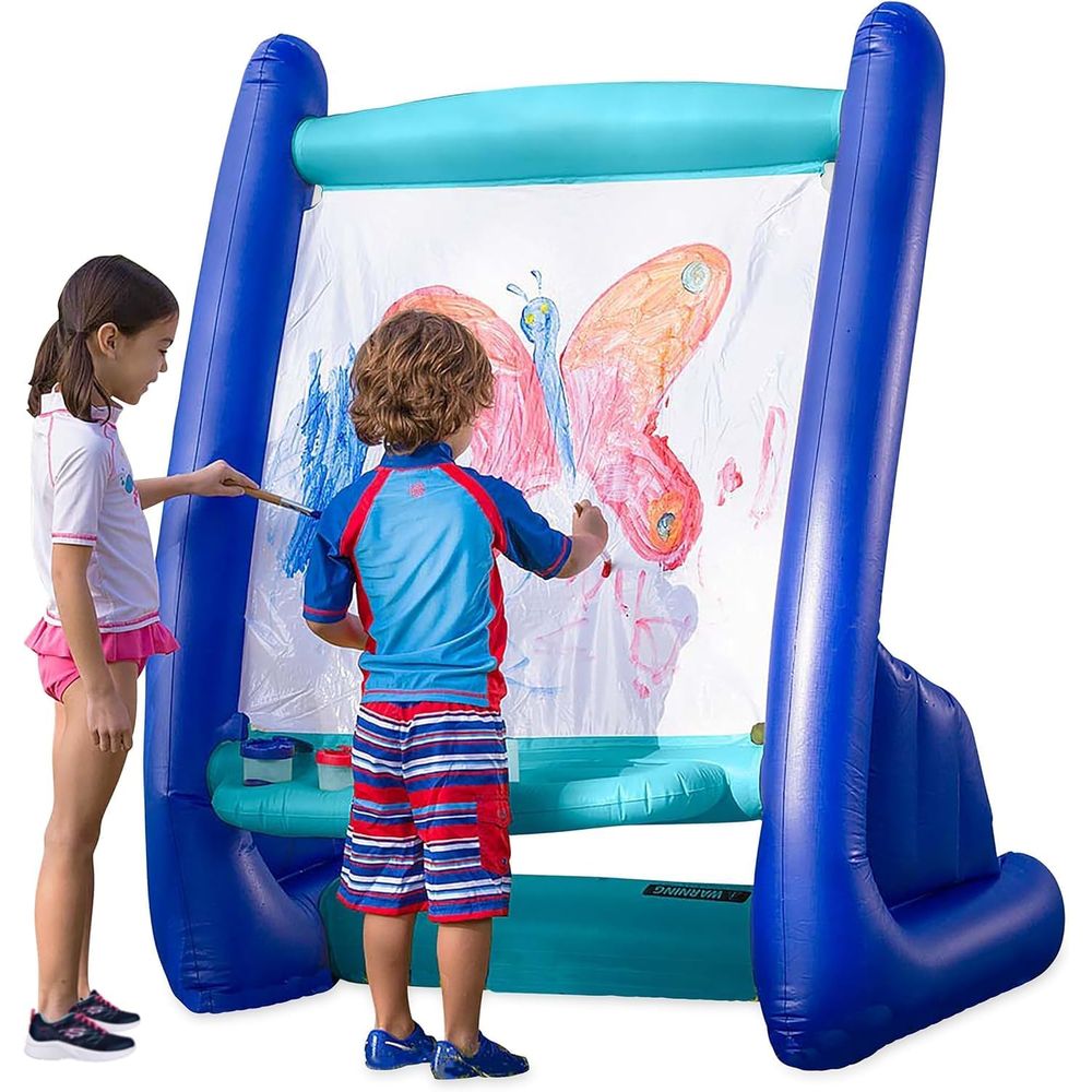 Kids Outdoor Easel - Sztaluga artystyczna, stacja malarska do użytku