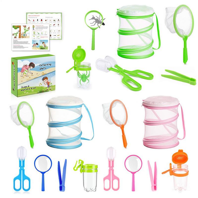 Kids Outdoor Nature Toys - Zestaw łapaczy much dla dzieci, eksploracja