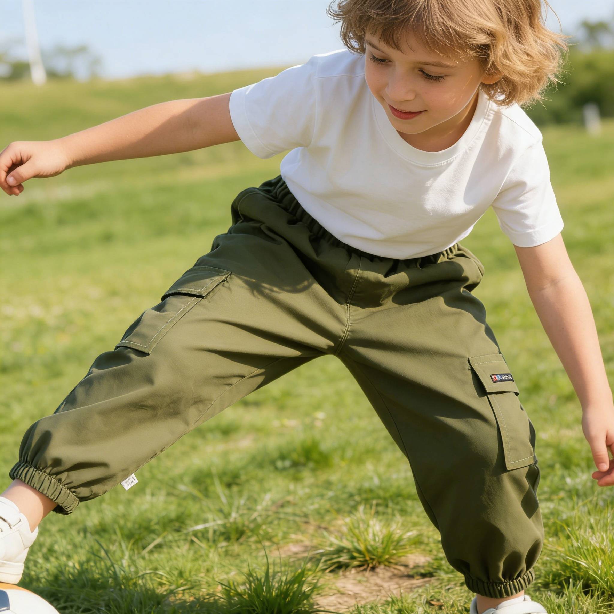Kids Outdoor Overalls - Spodnie chłopięce na wiosnę 2026, modne