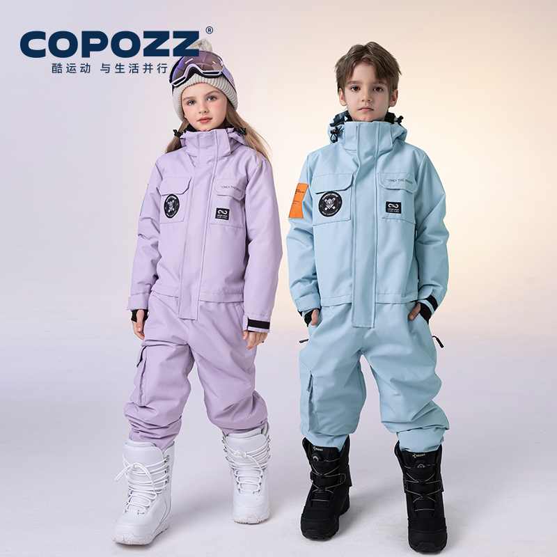 Kids Outdoor Overalls - COPOZZ dziecięcy kombinezon narciarski dziecięce kombinezony