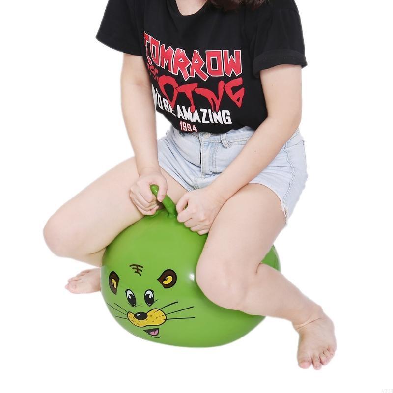 Kids Outdoor Jumping Toys - Nadmuchiwana piłka do skakania z uchem