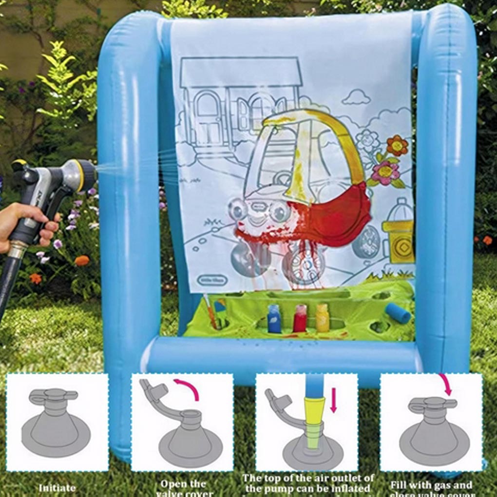 Przenośna sztaluga z PVC do uż – Kids Outdoor Easel recenzja i cena
