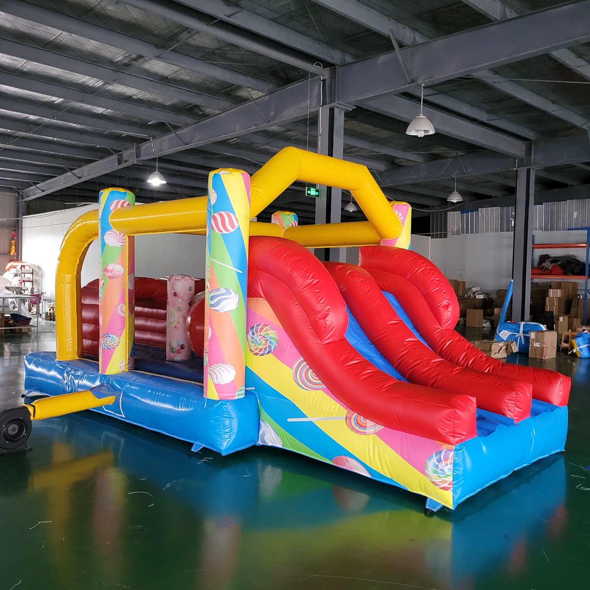 Komercyjna plandeka PVC, dmuch – Kids Outdoor Inflatable recenzja i cena