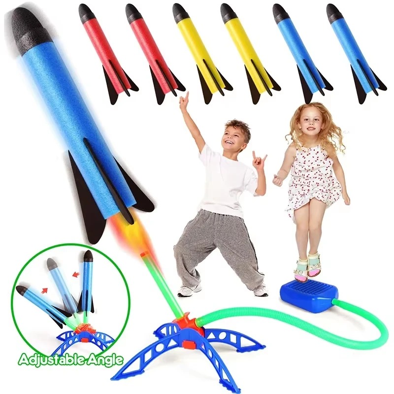 Wyrzutnia Rakiet Powietrznych  – Kids Outdoor Jumping Toys recenzja i cena