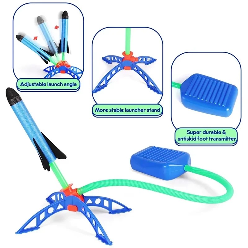 Wyrzutnia Rakiet Powietrznych  – Kids Outdoor Jumping Toys recenzja i cena