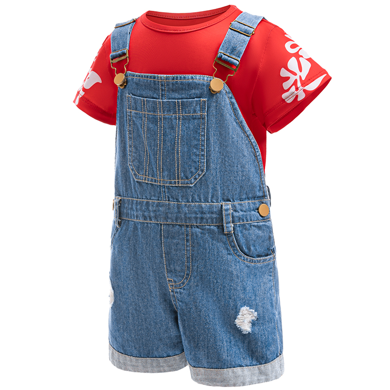 Dziewczęce letnie komplety dwu – Kids Outdoor Overalls recenzja i cena