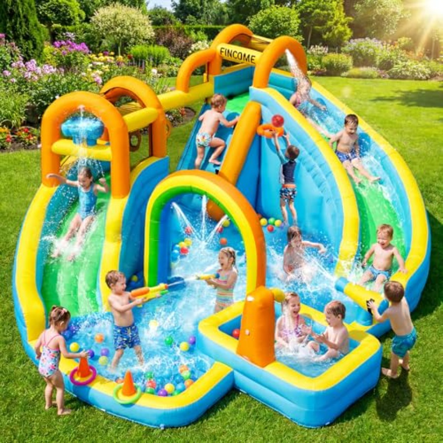 Nadmuchiwany park wodny na zew – Kids Outdoor Inflatable recenzja i cena