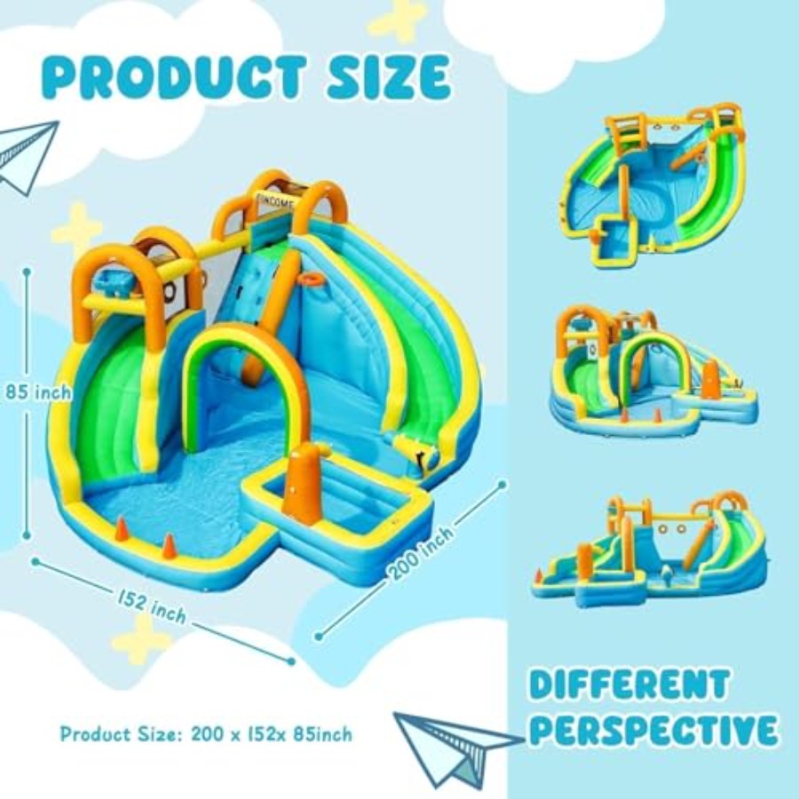 Nadmuchiwany park wodny na zew – Kids Outdoor Inflatable recenzja i cena