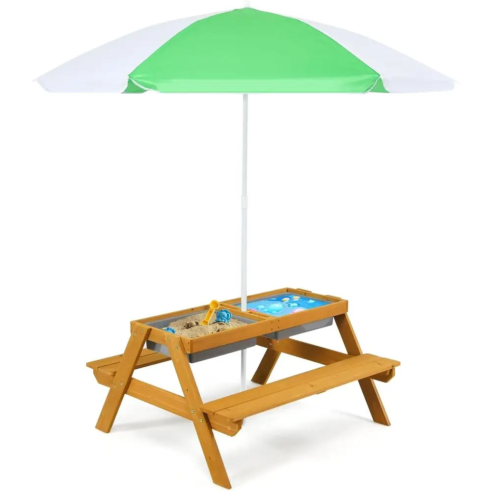 Stolik piknikowy dla dzieci 3w – Kids Outdoor Table With Umbrella recenzja i cena