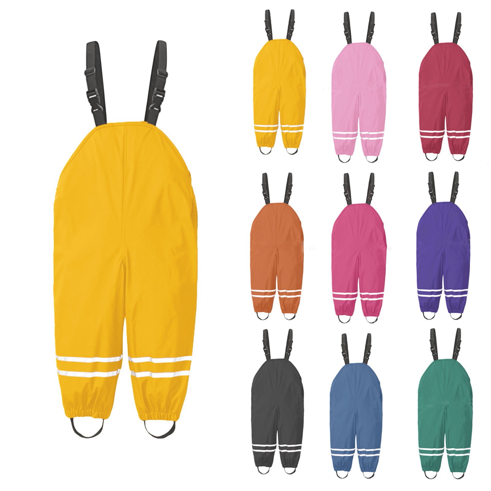Spodnie przeciwdeszczowe dla d – Kids Outdoor Overalls recenzja i cena