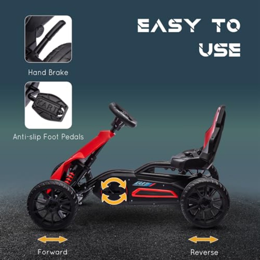 Zabawka do jazdy na zewnątrz d – Go Kart Pedal Kids recenzja i cena