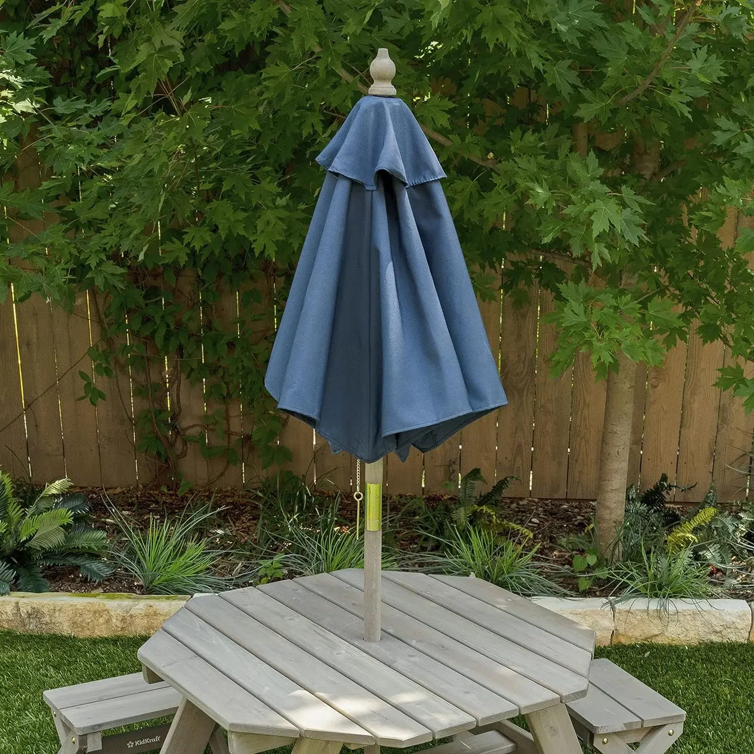 Ośmiokątny Stół Stołki Zestaw  – Kids Outdoor Table With Umbrella recenzja i cena
