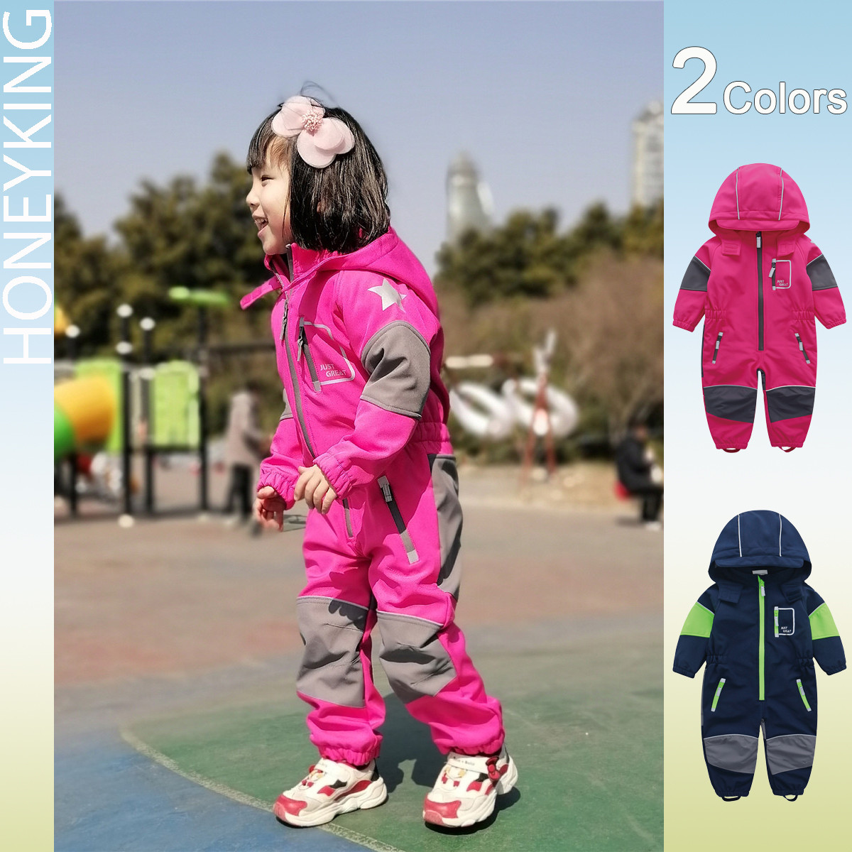 HONEYKING dziecięce kombinezon – Kids Outdoor Overalls recenzja i cena