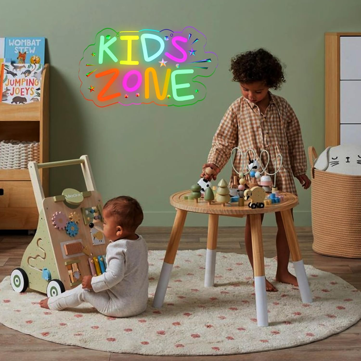Neonowy Znak LED dla Dzieci, L – Kids Outdoor Zone recenzja i cena