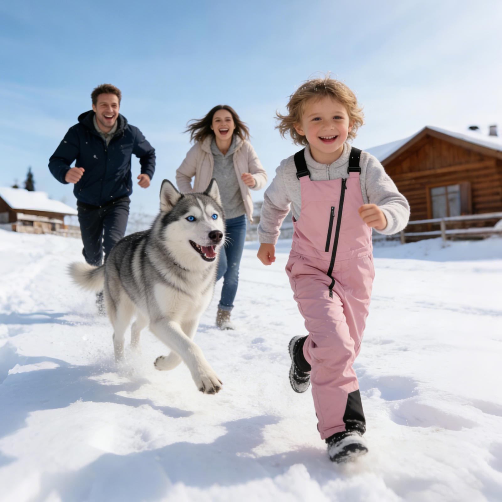 Kombinezon zimowy dla dzieci,  – Kids Outdoor Overalls recenzja i cena