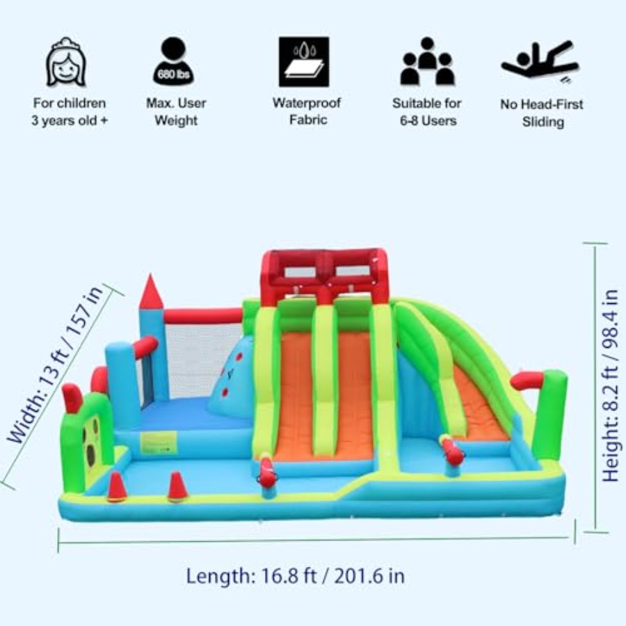 Nadmuchiwany park wodny dla dz – Kids Outdoor Zone recenzja i cena