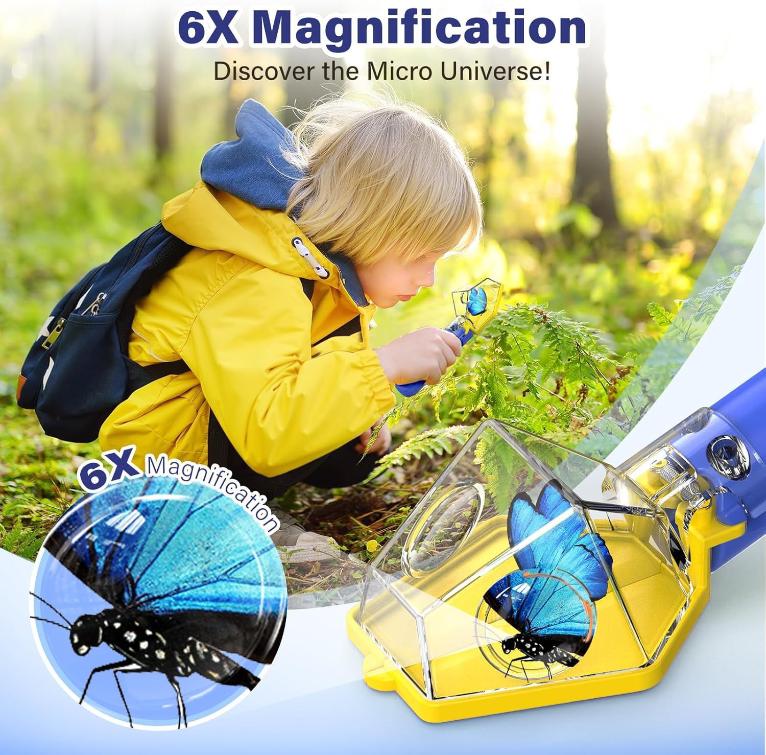 Lupa powiększająca 6X dla dzie – Kids Outdoor Nature Toys recenzja i cena